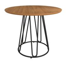 Mesa para Sala de Jantar Redonda 90cm Mdf Ômega