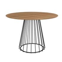 Mesa para Sala de Jantar Redonda Durand Marrom/Olmo Mesa para Sala de Jantar Redonda Durand Marrom/Olmo