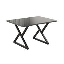 Mesa para Sala de Jantar Retangular 120x90cm Mdf com Vidro Império