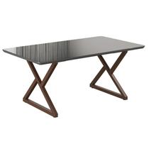 Mesa para Sala de Jantar Retangular 160x90cm Mdf com Vidro Império