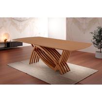 Mesa para Sala de Jantar Zurick 220cm Madeira Maciça