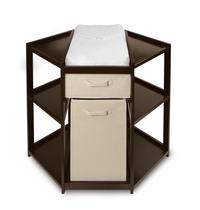 Mesa para trocar fraldas, cesta de texugo, canto com cesto de roupa suja