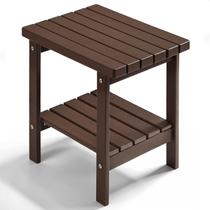 Mesa PASAMIC 2 camadas Adirondack Square 17" HDPE marrom