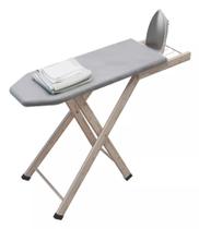 Mesa Passar Roupa Tecido Térmico Com 2 Níveis Altura Top