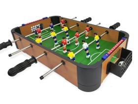 Mesa Pebolim Mini 51Cm Totó Jogo Futebol 2 Bolinhas - Hoyle Games