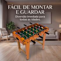 Mesa Pebolim Totó Brinquedo Infantil Mini Jogo De Futebol Premium