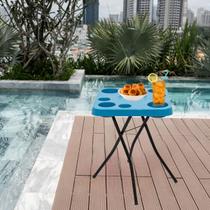 Mesa Petisqueira Dobrável Mesinha Portátil Para Churrasco Bares Piscina Área Lazer Itagold Mesa Petisqueira Dobrável Mesinha Portátil Para Churrasco Bares Piscina Área Lazer Itagold