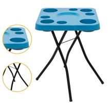 Mesa Petisqueira Dobrável Mesinha Portátil Para Churrasco Bares Piscina Área Lazer Itagold