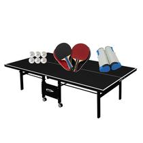 MESA PING PONG 1084 PRETA KLOPF + 2 Kits c/ Estojo + Rede Retrátil