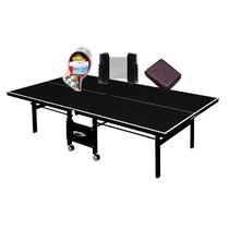 MESA PING PONG 1084 PRETA KLOPF + Kit 5055 + Rede Retrátil Preta + Capa