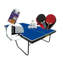 MESA PING PONG 1090 KLOPF + 2 Kits c/ Estojo + Rede Master