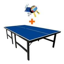 Mesa ping pong especial mdf 15mm - klopf 1016 + kit tênis de mesa - 5031