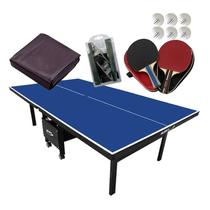 MESA PING PONG MDF 18mm 1084 KLOPF + 2Kits 5093 + Rede 5034 + Capa Mesa Fechada