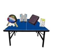 MESA PING PONG MDP 15mm Klopf 1001 + Kit 5055 + Kit 5075 + Rede Retrátil + Capa