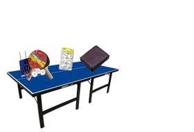 MESA PING PONG MDP 15mm KLOPF 1013 OFICIAL + KIT Completo Klopf 5030 + Kit bolinhas Klopf 5075 + Capa