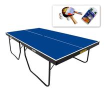MESA PING PONG OFICIAL MDF 25mm KLOPF 1090 + KIT Raquetes e Bolinhas 5055 + Suporte MASTER c/ Rede 5034 MESA PING PONG OFICIAL MDF 25mm KLOPF 1090 + KIT Raquetes e Bolinhas 5055 + Suporte MASTER c/ Rede 5034