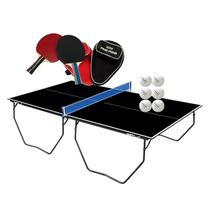 MESA PING PONG PRETA 1087 KLOPF + 2 Kits c/ Estojos