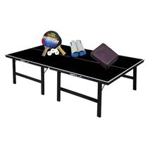 MESA PING PONG PRETA MDP 15mm 1010 KLOPF + Kit 5055 + Rede Retrátil + Capa