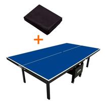 MESA PING PONG RODINHAS ARTICULADAS MDF 18mm KLOPF 1084 + Capa Impermeável