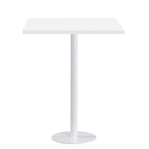 Mesa Pisa Beta Bistrô Fratini 107,50cm (A) Disco Redondo Branco Tampo MDP Quadrado Branco 70cm (L) Mesa Pisa Beta Bistrô Fratini 107,50cm (A) Disco Redondo Branco Tampo MDP Quadrado Branco 70cm (L)