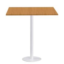 Mesa Pisa Beta Bistrô Fratini 107,50cm (A) Disco Redondo Branco Tampo MDP Quadrado Samba 70cm (L) Mesa Pisa Beta Bistrô Fratini 107,50cm (A) Disco Redondo Branco Tampo MDP Quadrado Samba 70cm (L)