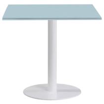 Mesa Pisa Beta Fratini Disco Redondo Branco Tampo MDP Mesa Pisa Beta Fratini Disco Redondo Branco Tampo MDP