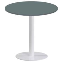 Mesa Pisa Beta Fratini Disco Redondo Branco Tampo MDP Mesa Pisa Beta Fratini Disco Redondo Branco Tampo MDP