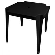 Mesa Plástica Caixaplast Duoplastic Preto