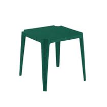 Mesa Plástica Empilhável Bar Verde 70x70x71 Cm Pisani Mesa Plástica Empilhável Bar Verde 70x70x71 Cm Pisani