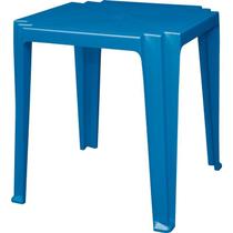 Mesa plastica monobloco tambau azul