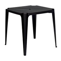 Mesa Plástica Mor Quadrada, Preta Mesa Plástica Mor Quadrada, Preta