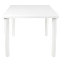 Mesa Plastica Quadrada Desmontavel Mor 109978 Branca