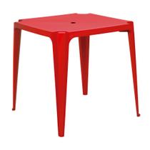 Mesa Plástica Vermelha