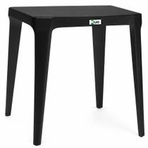 Mesa Plastico Quadrada Juliana Preto - Duo Mesa Plastico Quadrada Juliana Preto - Duo
