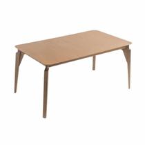 Mesa Plaza Tampo Laminado Jequitibá Cor Nogueira Volttoni Mesa Plaza Tampo Laminado Jequitibá Cor Nogueira Volttoni