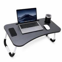 Mesa Portátil Dobrável Cama para Notebook 60cm x 40cm Preta Mesa Portátil Dobrável Cama para Notebook 60cm x 40cm Preta