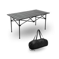 Mesa Portátil Dobrável em Alumínio Metal Ar Livre Camping Piquenique Churrasco e Viagem com Bolsa de Transporte Mesa Portátil Dobrável em Alumínio Metal Ar Livre Camping Piquenique Churrasco e Viagem com Bolsa de Transporte