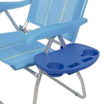 Mesa Portátil Para Cadeira Praia Porta Copo Celular Mor 2470