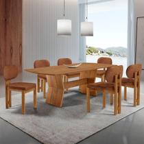 Mesa Portugal Tampo Laminado Barril 6 Cadeiras Nala Mobília Star Puce/imbuia Nat/cinam. Imbuia Mesa Portugal Tampo Laminado Barril 6 Cadeiras Nala Mobília Star Puce/imbuia Nat/cinam. Imbuia