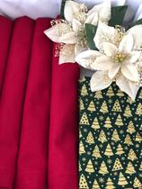 Mesa Posta Jogo Americano 10Lugares+Guardanapo Natal Decora Mesa Posta Jogo Americano 10Lugares+Guardanapo Natal Decora