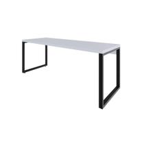 Mesa Presidente 190x70x75cm Yon Branco Branco Mesa Presidente 190x70x75cm Yon Branco Branco