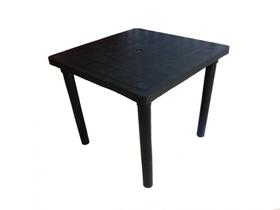 Mesa Preta Quadrada Desmontável 83 cm - Gibafer Mesa Preta Quadrada Desmontável 83 cm - Gibafer