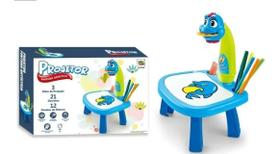 Mesa Projetor Desenho Infantil Mesinha De Desenho Projetora(Azul) Mesa Projetor Desenho Infantil Mesinha De Desenho Projetora(Azul)