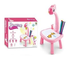 Mesa Projetor Desenho Infantil Mesinha De Desenho Projetora(Rosa claro) Mesa Projetor Desenho Infantil Mesinha De Desenho Projetora(Rosa claro)