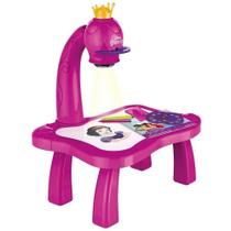 Mesa Projetora de Desenho Princesas Disney 2 em 1 Rosa Multikids Mesa Projetora de Desenho Princesas Disney 2 em 1 Rosa Multikids