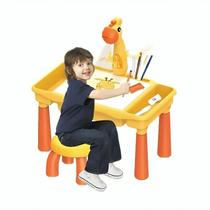 Mesa Projetora Girafa Lousa Mágica Para Desenhar e Pintar - Castela