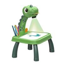 Mesa Projetora Infantil de Desenho Divertido Dino na Floresta DM Toys DMT6420 Mesa Projetora Infantil de Desenho Divertido Dino na Floresta DM Toys DMT6420