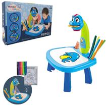 Mesa Projetora Infantil Desenho Educacional Lousa Mágica Kid - Toys e Toys