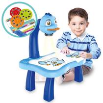 Mesa Projetora Lousa Magica Infantil Para Desenhar E Pintar Com Canetinha Educativa