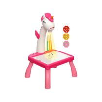 Mesa Projetora Unicorn Lousa Desenho Infantil Educacional